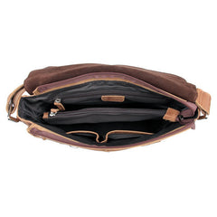 Vintage Leather Crossbody Bag For Men - TikTopia