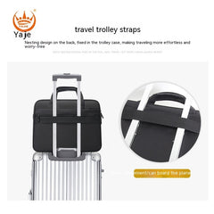 Large Capacity Briefcase Men's Business Canvas Portable - TikTopia