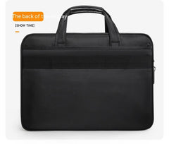 Large Capacity Briefcase Men's Business Canvas Portable - TikTopia