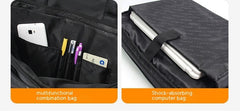 Large Capacity Briefcase Men's Business Canvas Portable - TikTopia