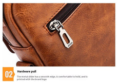 Casual Crossbody Men's Document Small Backpack - TikTopia