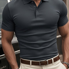 European And American Men's Fashion Short Sleeve Button Shirt - TikTopia