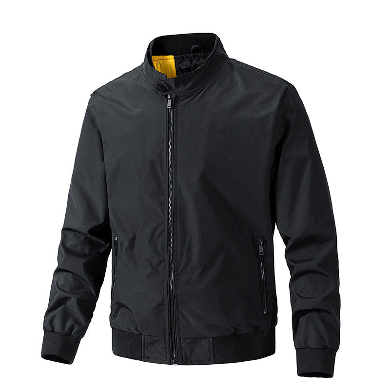 Men's Jacket Thin Plus Size Simple Flight Jacket - TikTopia
