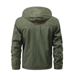 Outdoor Windproof Shell Jacket Loose Plus Size Casual Multi-pocket Workwear Jacket - TikTopia