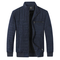 Men's Cotton-padded Jacket Stand-up Collar Thermal - TikTopia