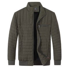 Men's Cotton-padded Jacket Stand-up Collar Thermal - TikTopia