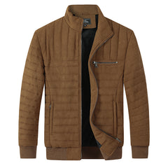 Men's Cotton-padded Jacket Stand-up Collar Thermal - TikTopia