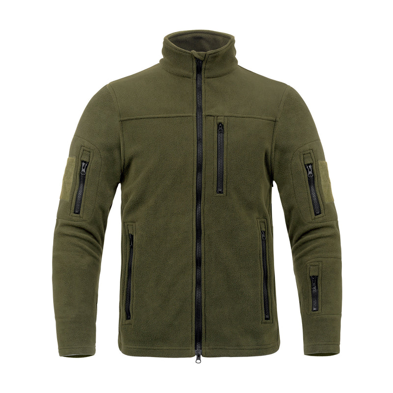 Outdoor Sports Tactical Polar Fleece Jacket Men's Thermal Climbing Jacket - TikTopia