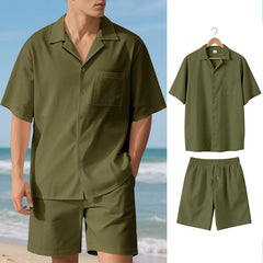 Men's Summer Suit Loose Casual Light Luxury - TikTopia
