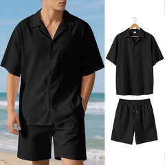 Men's Summer Suit Loose Casual Light Luxury - TikTopia