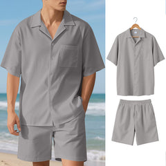 Men's Summer Suit Loose Casual Light Luxury - TikTopia