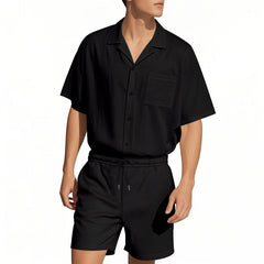 Men's Summer Suit Loose Casual Light Luxury - TikTopia