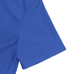 Solid Color Polo Collar T-shirt Shorts Casual Suit - TikTopia