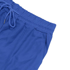 Solid Color Polo Collar T-shirt Shorts Casual Suit - TikTopia