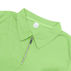Solid Color Polo Collar T-shirt Shorts Casual Suit - TikTopia