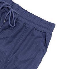 Solid Color Polo Collar T-shirt Shorts Casual Suit - TikTopia