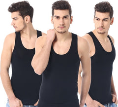 Men's Pure Color Minimal Versatile Cotton Vest