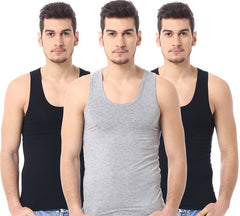 Men's Pure Color Minimal Versatile Cotton Vest