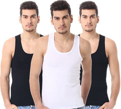 Men's Pure Color Minimal Versatile Cotton Vest