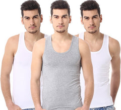 Men's Pure Color Minimal Versatile Cotton Vest