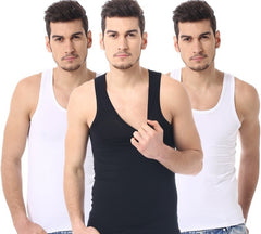Men's Pure Color Minimal Versatile Cotton Vest