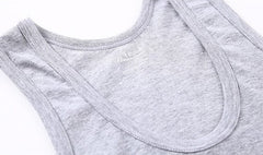 Men's Pure Color Minimal Versatile Cotton Vest