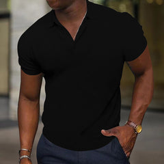 Sports Fitness T-shirt Summer Slim Fit Multi-color Short Sleeve Men's Casual - TikTopia