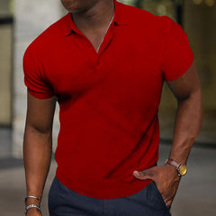 Sports Fitness T-shirt Summer Slim Fit Multi-color Short Sleeve Men's Casual - TikTopia