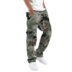 Fashion Camouflage Overalls Men's Printing Fashion Outdoor Overalls Straight Rope Overalls Men's ClothingMen's Pants Casual - TikTopia