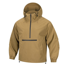 Men's Korean-style Loose Half-zip Hooded Sweater Jacket - TikTopia
