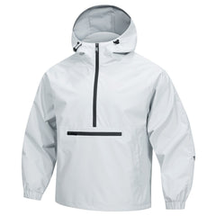 Men's Korean-style Loose Half-zip Hooded Sweater Jacket - TikTopia