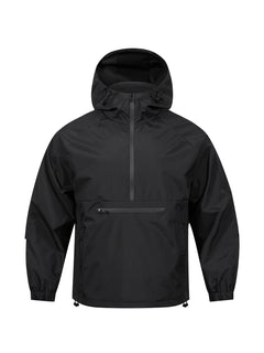Men's Korean-style Loose Half-zip Hooded Sweater Jacket - TikTopia