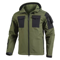 Soft Shell Beetle Top Fleece-lined Windproof Waterproof Jacket - TikTopia