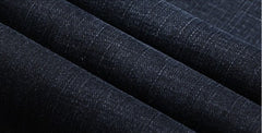 Fleece-lined Men's Loose Straight Plus Size Jeans