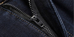 Fleece-lined Men's Loose Straight Plus Size Jeans