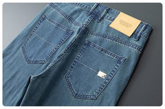 Lyocell Jeans Men's Loose Straight Casual