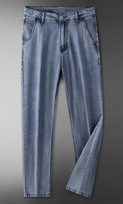 Lyocell Jeans Men's Loose Straight Casual