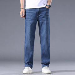 Thin Straight Loose High-end Business Casual Long Pants Men - TikTopia