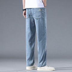 Thin Straight Loose High-end Business Casual Long Pants Men - TikTopia