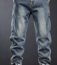 American-style Heavy New Patchwork Overalls Men - TikTopia