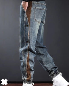 American-style Heavy New Patchwork Overalls Men - TikTopia