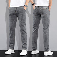 Versatile Stretch Korean Style Slim Fit Trousers - TikTopia