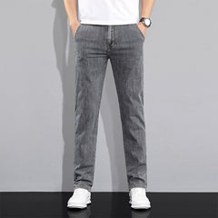 Versatile Stretch Korean Style Slim Fit Trousers - TikTopia