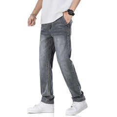 Thin Loose Light Business Straight Jeans - TikTopia