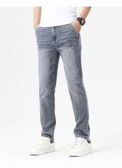 Thin Loose Light Business Straight Jeans - TikTopia