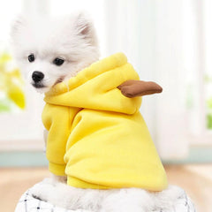 Cute Fruit Dog Clothes For Small Dogs Hoodies Winter Warm Fleece Pet Clothing Puppy Cat Costume Coat For French Chihuahua Outfit - TikTopia