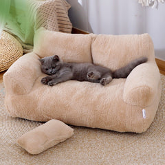 Luxury Cat Bed Sofa Winter Warm Cat Nest Pet Bed For Small Medium Dogs Cats Comfortable Plush Puppy Bed Pet Supplies - TikTopia