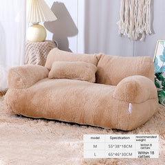 Luxury Cat Bed Sofa Winter Warm Cat Nest Pet Bed For Small Medium Dogs Cats Comfortable Plush Puppy Bed Pet Supplies - TikTopia