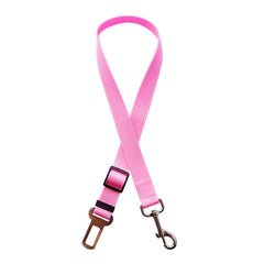 Adjustable Pet Cat Dog Car Seat Belt Pet Seat Vehicle Dog Harness Lead Clip Safety Lever Traction Dog Collars Dogs Accessoires Pets Products - TikTopia