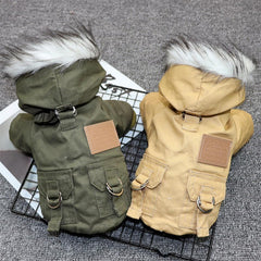 Double-layer plus fleece pet clothes - TikTopia